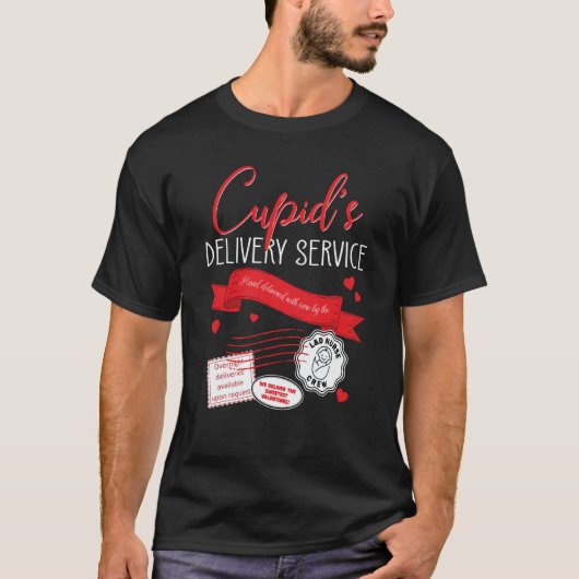 T-shirt Cupid's Delivery Service L&D Nurse Valentines Day  (Devant)