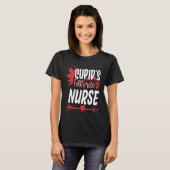 T-shirt Cupid's Favorite Nurse Valentine Day Nursing Medic (Devant entier)