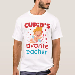 T-shirt Cupid's Favorite Teacher Cute Valentine's Day