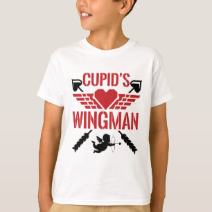 T-shirt Cupid's Wingman mignonne Saint-Valentin