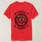 T-shirt cupola classique en bois caboose (Design devant)