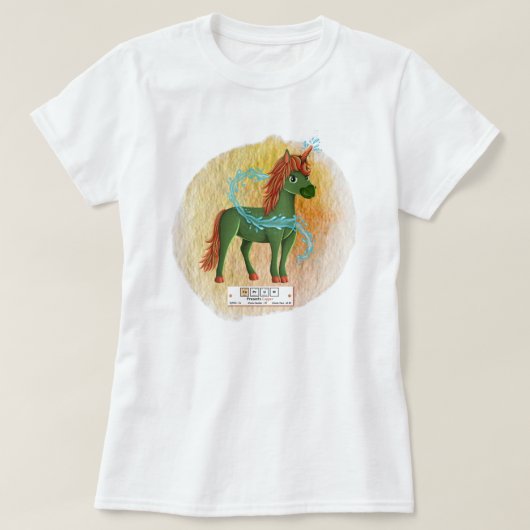 T-shirt Cuprum L'Élément De Cuivre (Design devant)