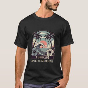T-shirt Curacao Caraïbes Néerlandais souvenir de vacances