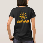 T-shirt Curaçao jaune clair et orange (Dos)