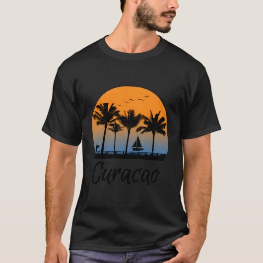 T-shirt Curacao Vacances (Devant)