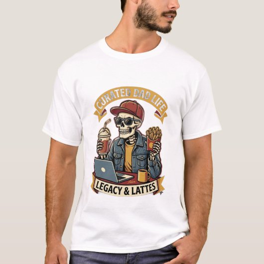 T-shirt Curated Dad Life (Devant)