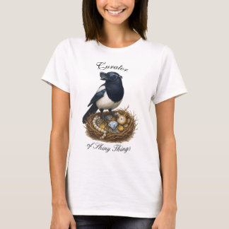 T-shirt Curator of Shiny Things – Magpie Bling ELGIS