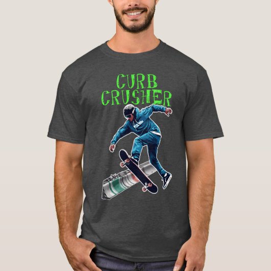 T-shirt Curb Crusher drôle (Devant)