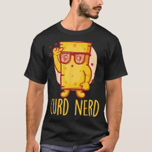 T-shirt Curd Nerd délicieux tranche de pâte de fondre nour