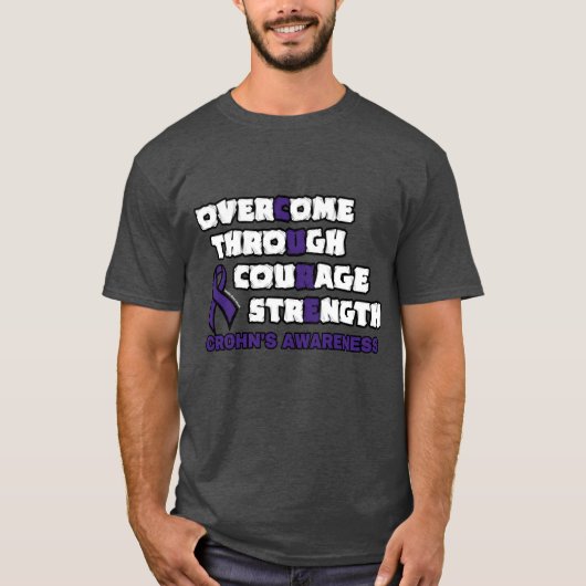 T-shirt CURE... Crohn's (Devant)