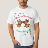 T-shirt Cure Reindeer Christmas Tee (Devant)