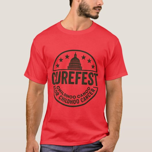 T-shirt CureFest pour le cancer de l'enfant (Devant)