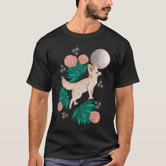 T-shirt Curieusement mignon Fennec Fox (Devant)