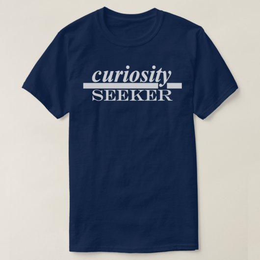 T-shirt curieux (Design devant)