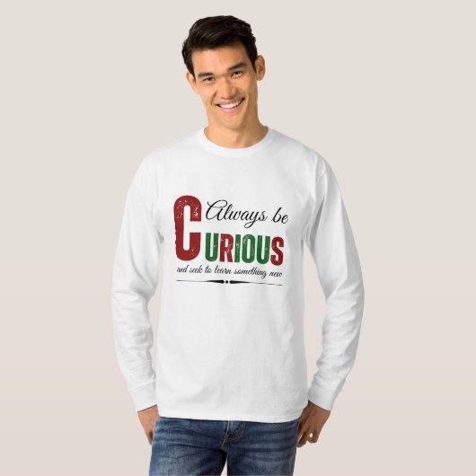 T-shirt Curieux B (Devant entier)