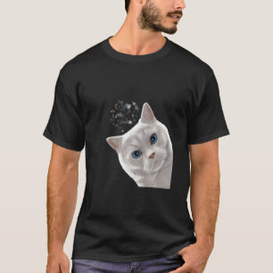 T-shirt Curieux chat britannique Shorthair