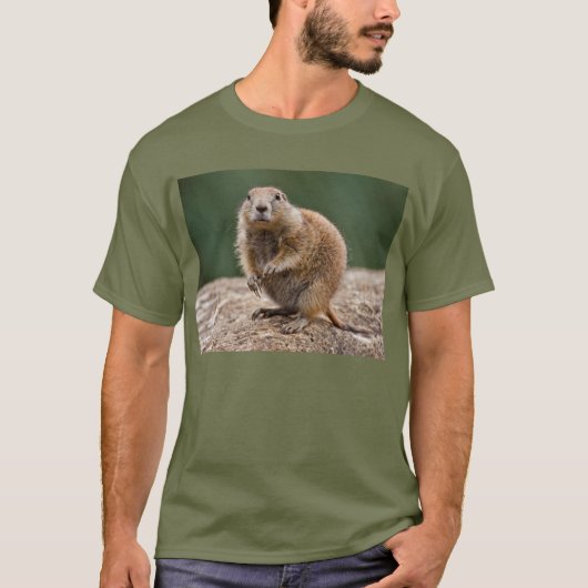 T-shirt Curieux chien des Prairies Tee (Devant)