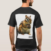 T-shirt curieux chipmunk (Dos)