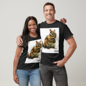 T-shirt curieux chipmunk (Unisexe)