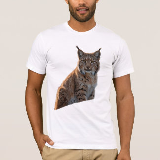 T-shirt Curieux Lynx