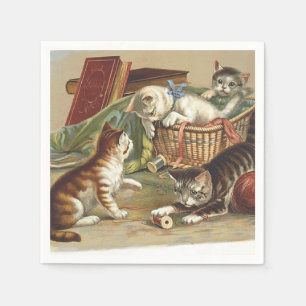 T-SHIRT Curieuze kat Servet