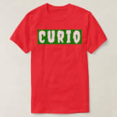 T-shirt curio vert (Design devant)