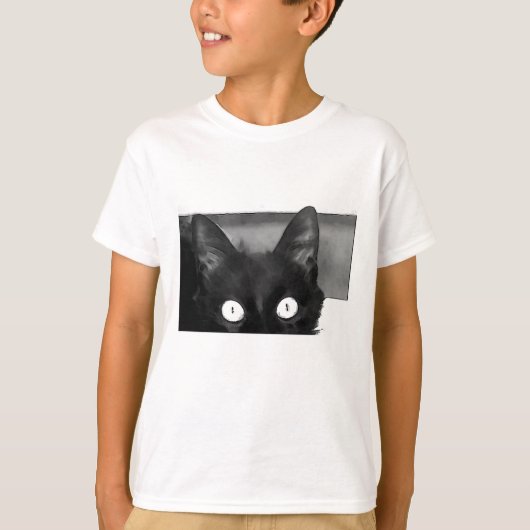T-shirt Curiosité du chat (Devant)