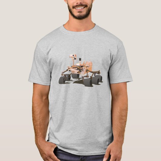 T-shirt Curiosité Mars Rover (Devant)