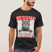 T-shirt Curiosité soignée Chat (Devant)