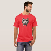 T-shirt Curious Cat Perspective (Devant entier)