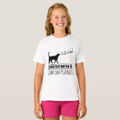 T-shirt Curious chat facilement distrait par les joueurs S (Devant entier)
