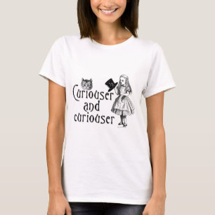 T-shirt Curiouser et curieux