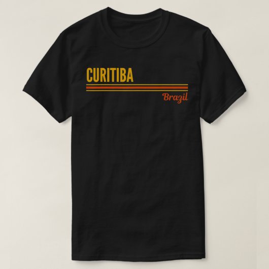 T-shirt Curitiba Brésil (Design devant)