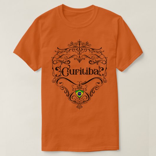 T-shirt Curitiba design Vintage (Design devant)