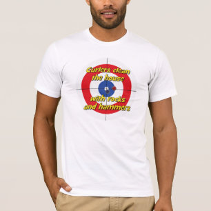 T-shirt "Curlers le font à un Tee" - (Rouge)