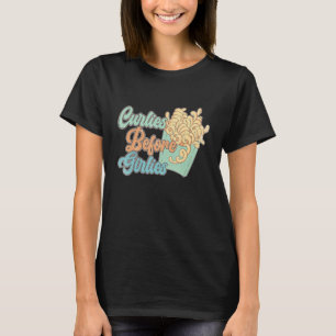 T-shirt Curlies avant les filles Valentines foin Lover lib