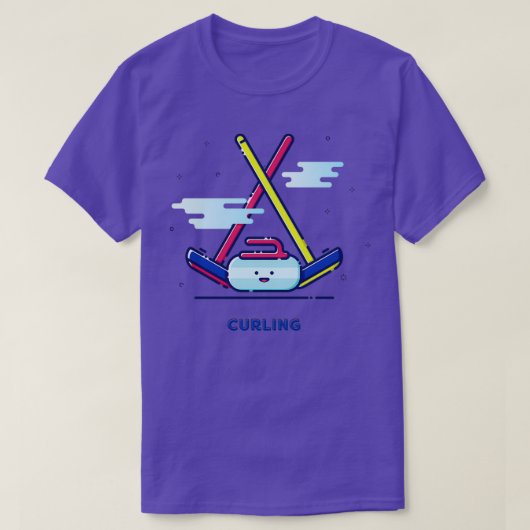 T-shirt Curling (Design devant)