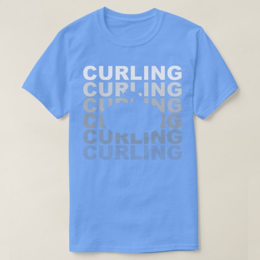 T-shirt Curling (Design devant)