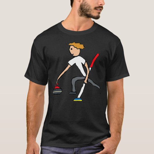 T-shirt Curling (Devant)