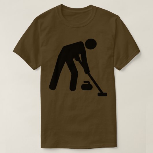 T-shirt Curling (Design devant)
