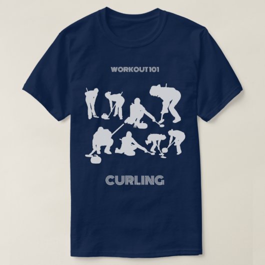 T-shirt Curling (Design devant)