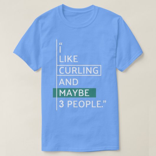 T-shirt Curling 10 (Design devant)