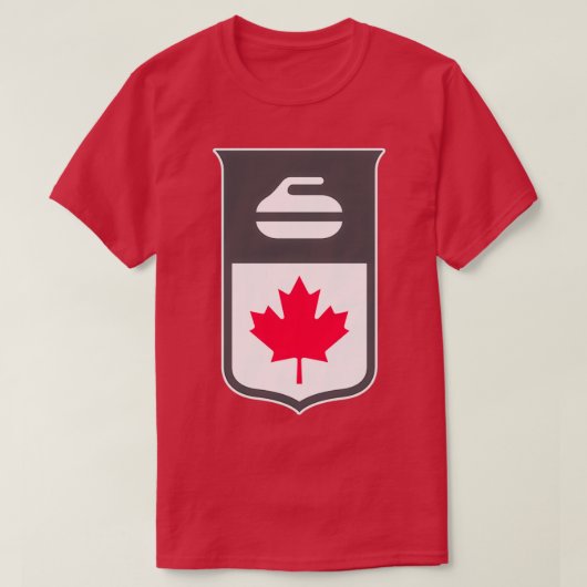 T-shirt curling canada2 (Design devant)