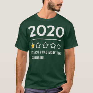 T-shirt Curling Dire drôle 2020