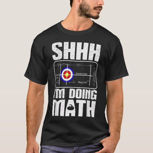T-shirt Curling Drôle de Curling (Devant)