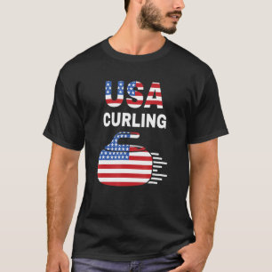 T-shirt Curling Drôle Pour Hommes Femmes Joueuses De Curli