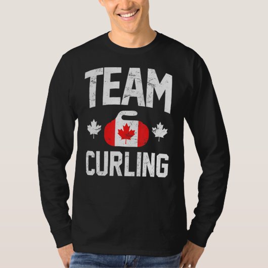 T-shirt Curling Équipe Canada (Devant)