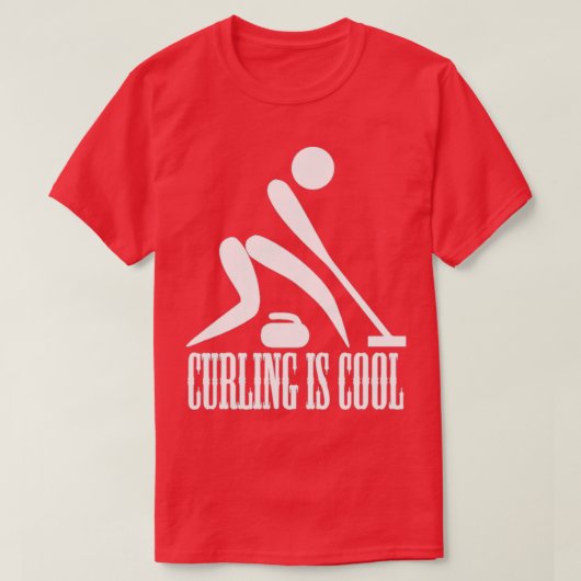 T-shirt Curling Est Paralympique De Jour Cool Curling (Design devant)