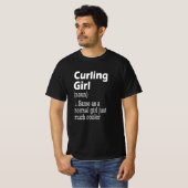 T-shirt Curling Girl (Devant entier)