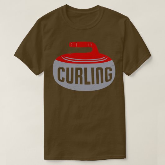 T-shirt Curling Glisse Curling Lover Idée cadeau 2 (Design devant)
